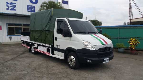 IVECO.歐霸.框式貨斗.帆布.菜車.蔬果運輸車.肥料車.載貨省油.載貨空間.尖達.引擎有力.渦輪.鋁車斗